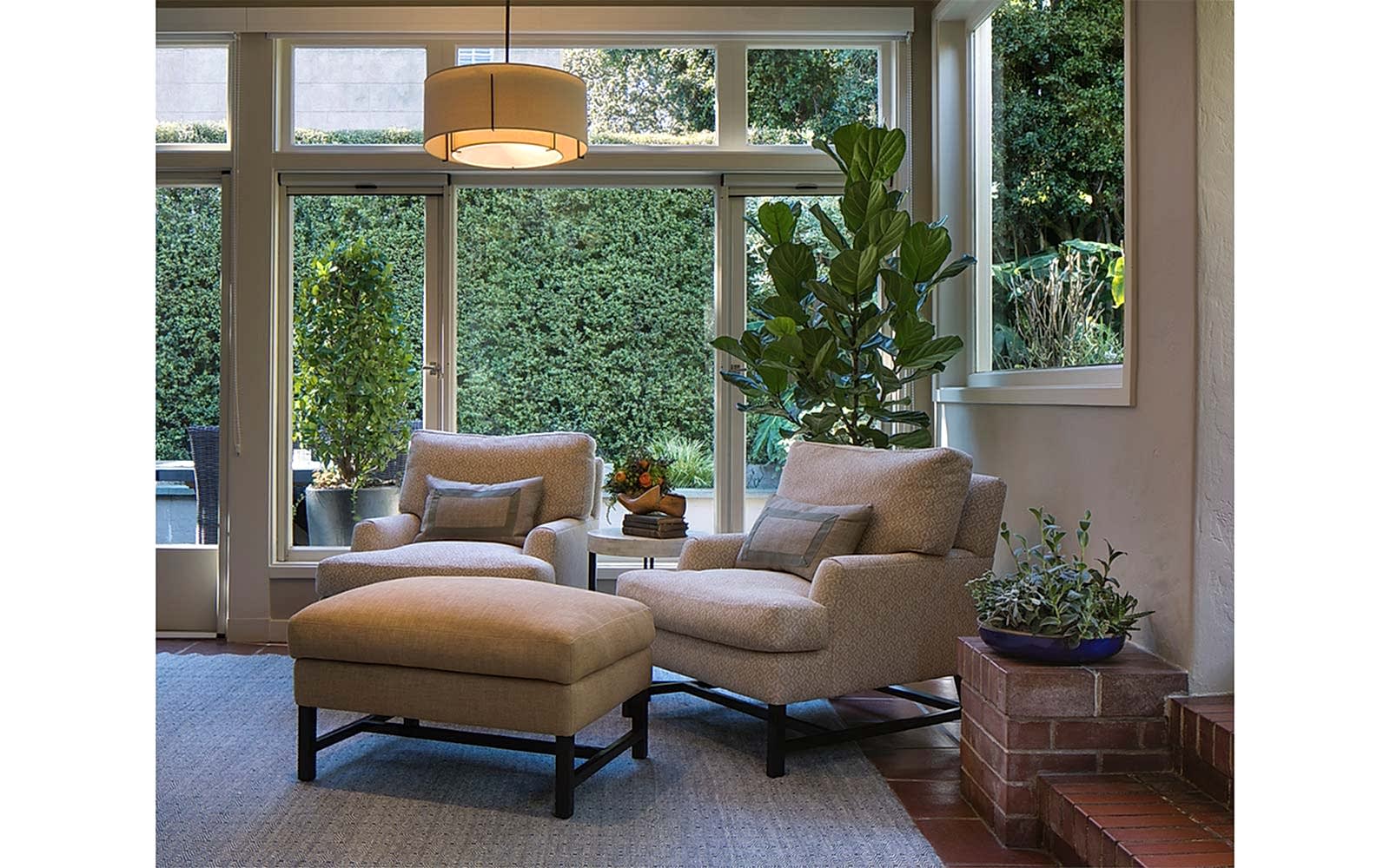 Piedmont Tudor Family Room Sitting Area