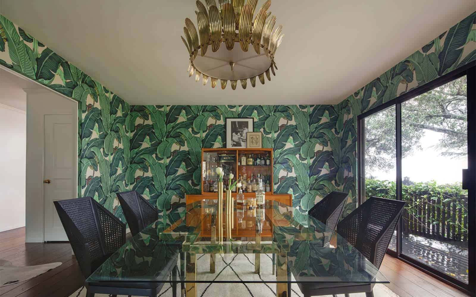 Mad glam interior design for dining room, Piedmont high end design.