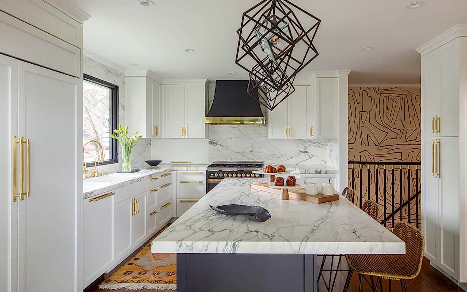 Kitchen Interior Design Modern Home Piedmont CA by LMB Interiors Award Winning Bay Area Interior Design Firm